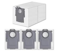 E-HAO 4 sac poussière aspirateur pour Roborock Saros/QV/Qrevo/S8 Max Série | Pièce de rechange jetable 2.8L, accessoires de filtration à 4 couches, sacs de conception de poignée push-pull