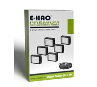 E-HAO Aspirateur Filtre pour iRobot Roomba Combo j7+/Combo j9+/Combo 10 Max | 6 pièces, facile à remplacer, conception étanche à la poussière, système de protection du moteur, échappement purifié