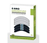E-HAO Lingettes Accessoire pour iRobot Roomba Combo j7+/Combo j9+/10 Max | 6 pièces, matériau lavable, microfibre de qualité supérieure, sans rayures, haute absorption