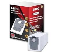 E-HAO Lot de 12 sacs jetables de rechange pour RoboRock d'aspirateur Saros Z70/10/10R, S8 Max/MaxV Ultra, Qrevo, Qrevo S5V/S/Plus/Pro/Master/Slim/MaxV/Curv/Edge et QV