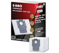 E-HAO Lot de 20 sacs jetables de rechange pour Roborock d'aspirateur S8 Pro Ultra, S8+, S7 Max/MaxV Ultra, Q8/Q7/Q5 Max+, Q5 Pro+, Q7+, Q5+