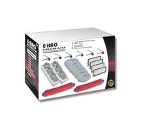 E-HAO Pièces de rechange pour aspirateur robot RoboRock Qrevo QV35A. Le kit d'accessoires comprend 6 sacs à poussière, 2 rouleaux à brosse, 6 filtres HEPA, 6 tampons de nettoyage, 6 brosses latérales