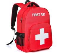 E-HORDE Sac à dos Vide de Premiers Soins, Sac à dos Médical d'urgence avec Poche Multiprophilisme Sac de Premiers Soins sac d'urgence sac,pour les Voyages,la Randonnée, la Maison, le Lieu de Travail
