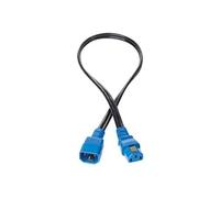 E Jumper Cord - Câble d'alimentation - power IEC 60320 C13 pour IEC 60320 C14 - CA 250 V - 10 A - 2 m - noir - Mondial - pour Apollo 4510 Gen9;