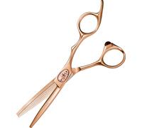 e-kwip+ Ciseaux à modeler Primus 5,5"" 40 Zähne pink-gold
