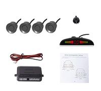 E-KYLIN Car Auto Vehicle Reverse Backup Radar System with 4 Parking Sensors Distance Detection + LED Distance Display + Sound Warning (Gray Color) by E-KYLIN