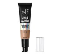 e.l.f. Camo CC Cream, fond de teint correcteur de couleur à couverture moyenne à complète avec SPF 30, moyen 370 N, 30 g