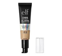 e.l.f. Camo CC Cream, Fond de teint correcteur de couleur à couverture moyenne à complète avec SPF 30, Light 205 N, 30 g