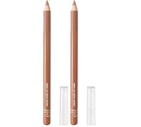 e.l.f. Cream Glide Lip Liner, sculpte et sculpte les lèvres, très pigmentée, finition semi-mate, végétalien et sans cruauté envers les animaux, Truth or Bare (Lot de 2)
