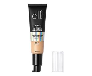 e.l.f. Crème CC camouflage | Fond de teint correcteur de couleur à couverture complète avec SPF 30 | Lumière 240 W | 1,05 once (30g)