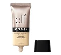 e.l.f. Fond de teint Soft Glam, couverture moyenne, fond de teint durable et à construire pour une finition lisse, satinée, végétalien et sans cruauté envers les animaux, chaud 15
