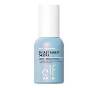e.l.f. Holy Hydration! Gouttes d'éclatement de soif, gouttes de sérum gel, pour un teint rosé, dodu, sensation non grasse, avec acide hyaluronique et 5 % de niacinamide, végétalien et sans cruauté
