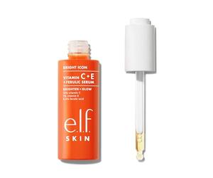 e.l.f. SKIN Bright Icon Sérum Vitamine C + E + Férulique, sérum illuminateur et apaisant pour le visage, aide à unifier le teint, végétalien et sans cruauté envers les animaux, 30 ml