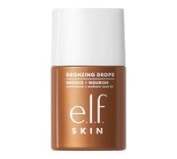 e.l.f. SKIN Bronzing Drops Poudre bronzante liquide pour le visage et la peau, crée une brillance embrassée par le soleil, avec vitamine E, végétalien et sans cruauté envers les animaux, or rose