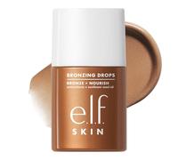 e.l.f. SKIN Bronzing Drops Poudre bronzante liquide pour le visage et la peau, crée une brillance embrassée par le soleil, avec vitamine E, végétalien et sans cruauté envers les animaux, or rose
