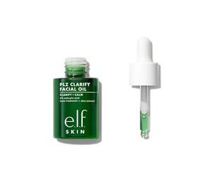 e.l.f. SKIN PLZ Clarify Huile pour le visage pour traiter et prévenir les taches, aide à calmer les rougeurs, fabriquée avec de l'acide salicylique, végétalienne et sans cruauté envers les animaux, 30