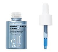 e.l.f. SKIN Youth Boosting Blue Sleep Night Oil, huile de nuit douce pour le visage, nourrit la peau, formule légère, végétalienne et non testée sur les animaux