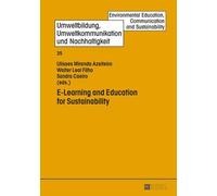 E-Learning And Education For Sustainability