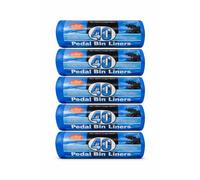 e-lite® Pacific Breeze Lot de 400 sacs poubelle parfumés à pédale 20 l (10 rouleaux x 40 sacs) très résistants