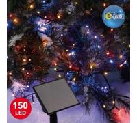 E=M6 5SOL113MC Guirlande Solaire 150 LED, Plastique, Multicolore