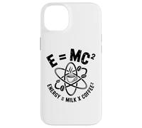 E MC2 Energy Milk X Coffee Physique Humour Science Blague Coque pour iPhone 14 Plus