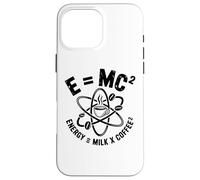 E MC2 Energy Milk X Coffee Physique Humour Science Blague Coque pour iPhone 16 Pro Max