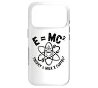 E MC2 Energy Milk X Coffee Physique Humour Science Blague Coque pour iPhone 17 Pro