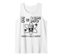 E MC2 Energy Milk X Coffee Physique Humour Science Blague Débardeur