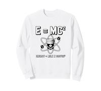 E MC2 Energy Milk X Coffee Physique Humour Science Blague Sweatshirt