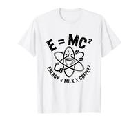 E MC2 Energy Milk X Coffee Physique Humour Science Blague T-Shirt