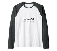 E=MC2 Funny Coffee Science Energy Milk Coffee Manche Raglan