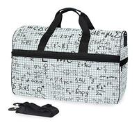 E=Mc2 Math Sac de Sport de Natation de Sport avec Compartiment À Chaussures Sacs de Sport À Bandoulière Sac À Main pour Voyage Femmes Filles