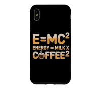 E=MC2 Physique Slogan Nerd Énergie Café par Le Café Coque pour iPhone XS Max