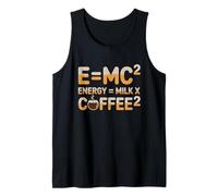 E=MC2 Physique Slogan Nerd Énergie Café par Le Café Débardeur
