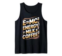 E=MC2 Physique Slogan Nerd Énergie Café par Le Café Débardeur
