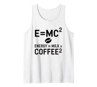 E=MC2 Physique Slogan Nerd Énergie Café par Le Café Débardeur