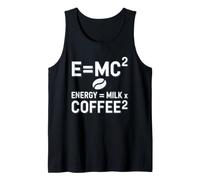 E=MC2 Physique Slogan Nerd Énergie Café par Le Café Débardeur