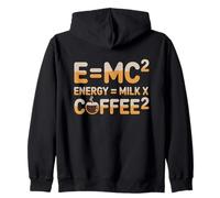 E=MC2 Physique Slogan Nerd Énergie Café par Le Café Sweat à Capuche