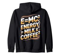 E=MC2 Physique Slogan Nerd Énergie Café par Le Café Sweat à Capuche