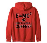 E=MC2 Physique Slogan Nerd Énergie Café par Le Café Sweat à Capuche