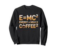 E=MC2 Physique Slogan Nerd Énergie Café par Le Café Sweatshirt