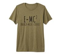 E=MC2 Physique Slogan Nerd Énergie Café par Le Café T-Shirt Haut de Gamme