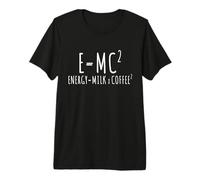 E=MC2 Physique Slogan Nerd Énergie Café par Le Café T-Shirt Haut de Gamme
