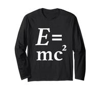 E=mc2 Théorie de la relativité Équation mathématique Masse et Équivalent Équivalent Énergie Cadeau Manche Longue
