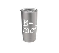 E=mc2 Théorie ou relativité Gobelet isotherme en acier inoxydable double paroi