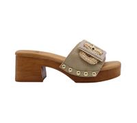 E mia - Sabots en Bois Style Katherine - Femme - Chaussures - Beige - Taille: 40 EU