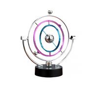 (E)Motion Machine Freestanding Rotatable Wrought Iron Frame Physics Celestial Ball Perpetual Motion Toy Home Decoration