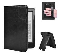 E NET-CASE Étui de Protection pour Kobo Clara BW/Colour (2024)/2E (2022), en Cuir Synthétique, Qualité Supérieure, avec Fente pour Carte et Dragonne