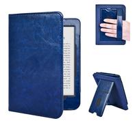E NET-CASE Étui de Protection pour Kobo Clara BW/Colour (2024)/2E (2022), en Cuir Synthétique, Qualité Supérieure, avec Fente pour Carte et Dragonne