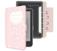 E NET-CASE Étui magnétique amovible pour liseuse Kobo Clara Color (2024) /Clara BW (2024) /2E (2022) de 6", dos ultra transparent, lumière anti-rayures - Facile à détacher et à fixer - Mise en veille